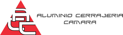 Logotipo de Aluminio Cerrajería Cámara